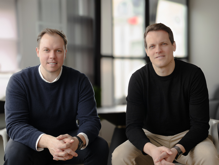 Aufnahme der Gründer von „Dentero“: Patrick Steingraf (links) und Volker Tietz (rechts).